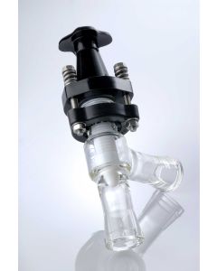 Ventil, Eck, DN015, AUF/ZU, PF, ableitf&auml;hig, Boro3.3/PTFE (PNS0046810)