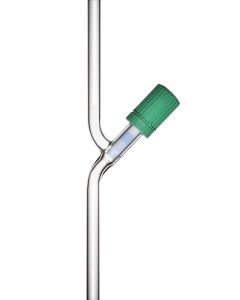 Ventil, Durchgang, Hochvakuum, Biegerohr, 3NS, Rohr 10x2,2 mm, Boro3.3/PTFE (PNS0012259)