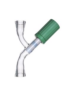 Ventil, Durchgang, DN10, Hochvakuum, DN015, DN015, KF, ableitf&auml;hig, Boro3.3/PTFE (PNS0047296)