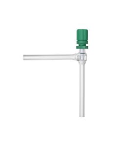 Ventil, Eck, 08NS, PTFE-Nadel, Biegerohr, Rohr 15x2,5 mm, Boro3.3/PTFE (PNS0010290)